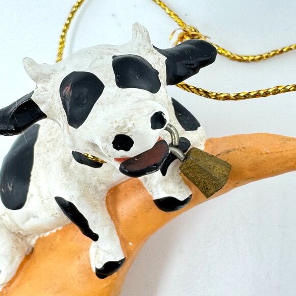 Kurt Adler Hey Diddle Diddle Storybook Ornament Vintage 1995 Cat Fiddle Moon Cow - Picture 13 of 13